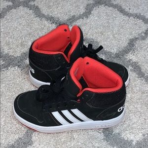 Boys Adidas high top sneakers